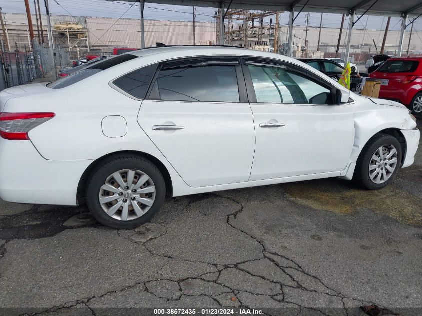 2015 NISSAN SENTRA S/SV/SR/SL - 3N1AB7AP8FY324706