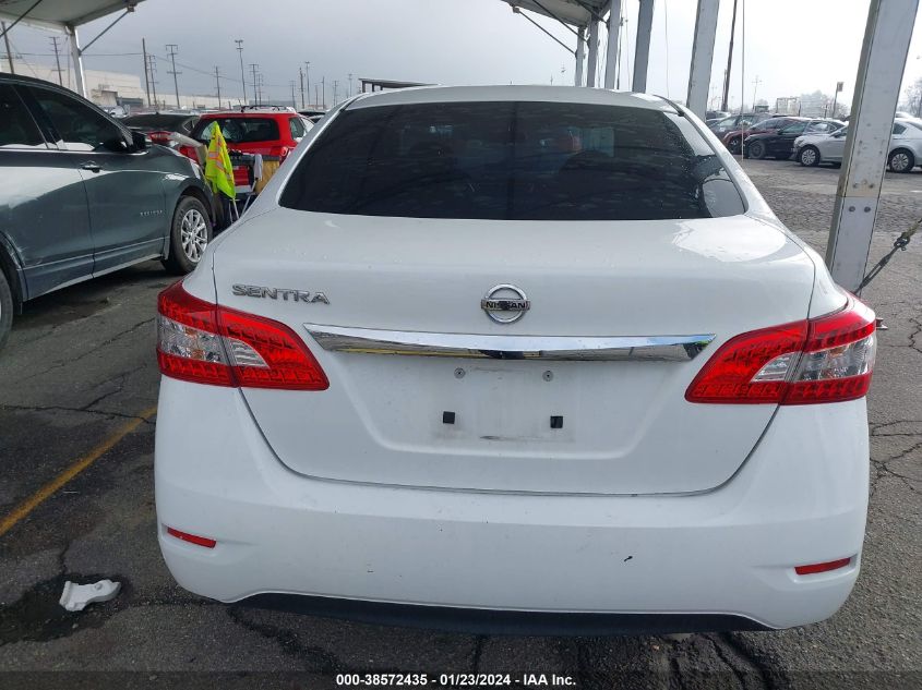 2015 NISSAN SENTRA S/SV/SR/SL - 3N1AB7AP8FY324706