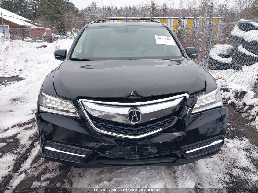2016 ACURA MDX 3.5L (A9)/W/ACURAWATCH PLUS - 5FRYD4H29GB035036