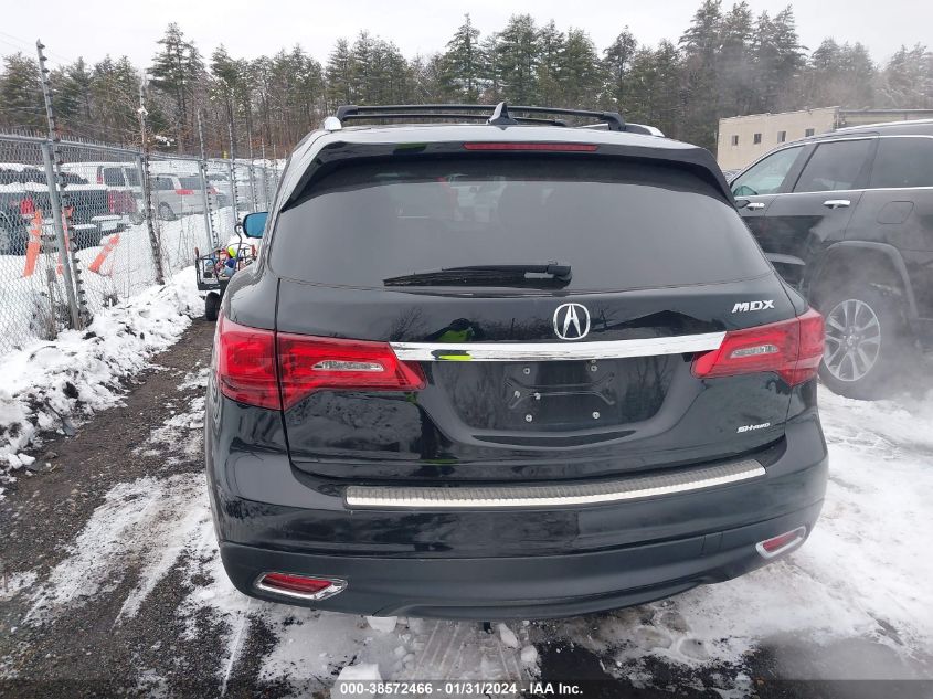 2016 ACURA MDX 3.5L (A9)/W/ACURAWATCH PLUS - 5FRYD4H29GB035036