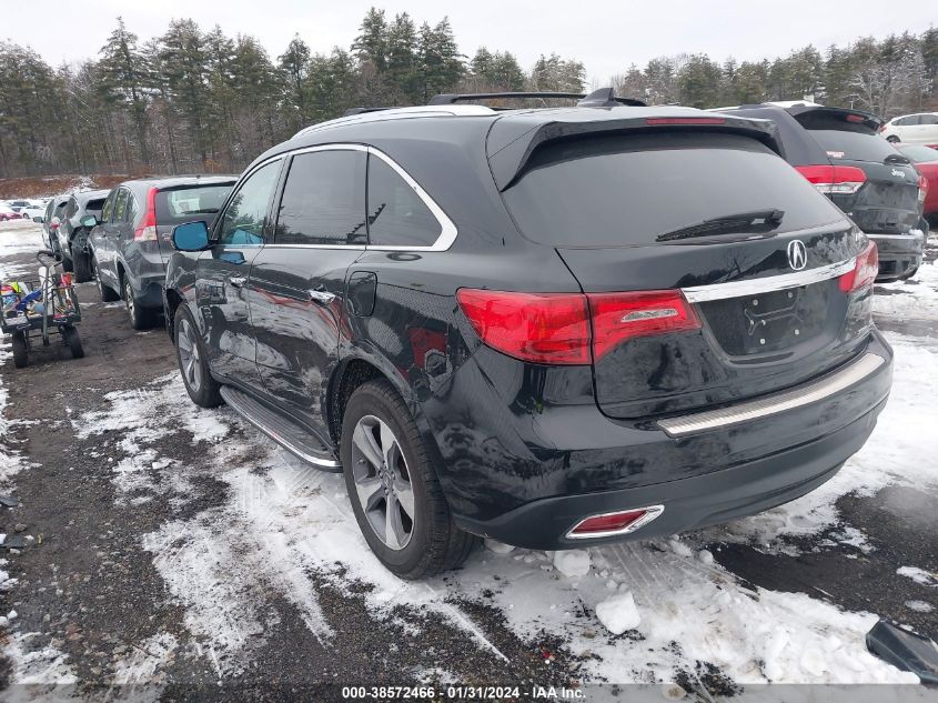 2016 ACURA MDX 3.5L (A9)/W/ACURAWATCH PLUS - 5FRYD4H29GB035036