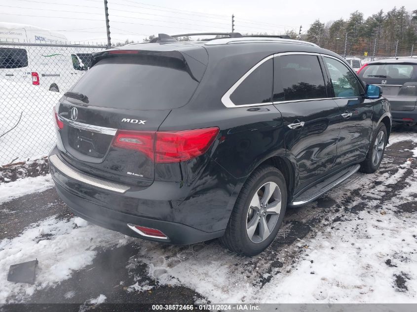 2016 ACURA MDX 3.5L (A9)/W/ACURAWATCH PLUS - 5FRYD4H29GB035036