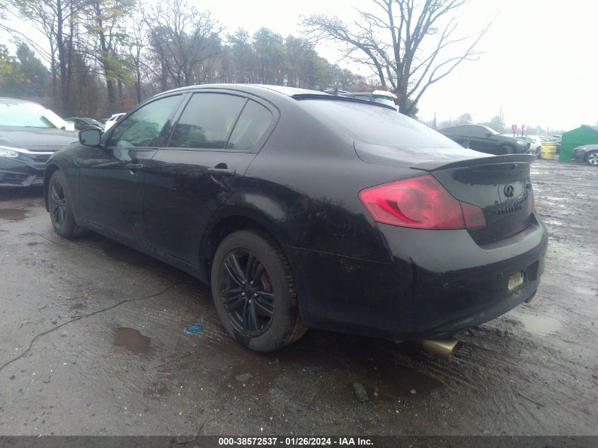 2013 INFINITI G37X - JN1CV6AR9DM358990