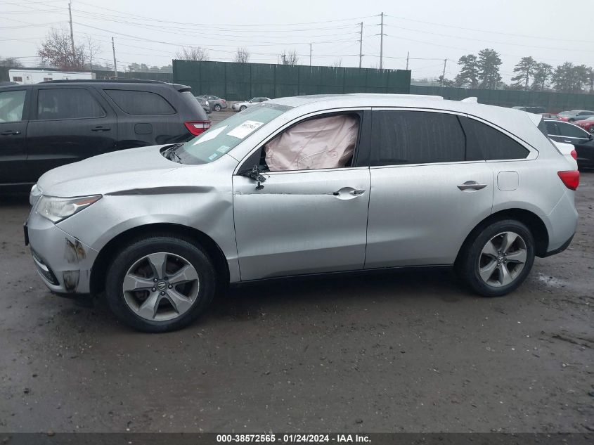 2014 ACURA MDX - 5FRYD4H24EB011367