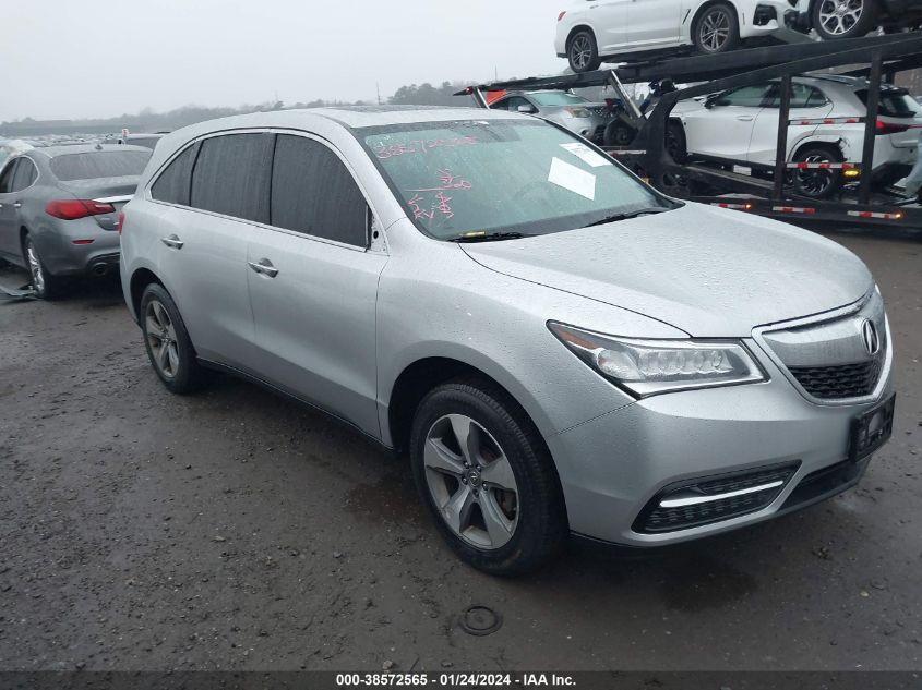 2014 ACURA MDX - 5FRYD4H24EB011367