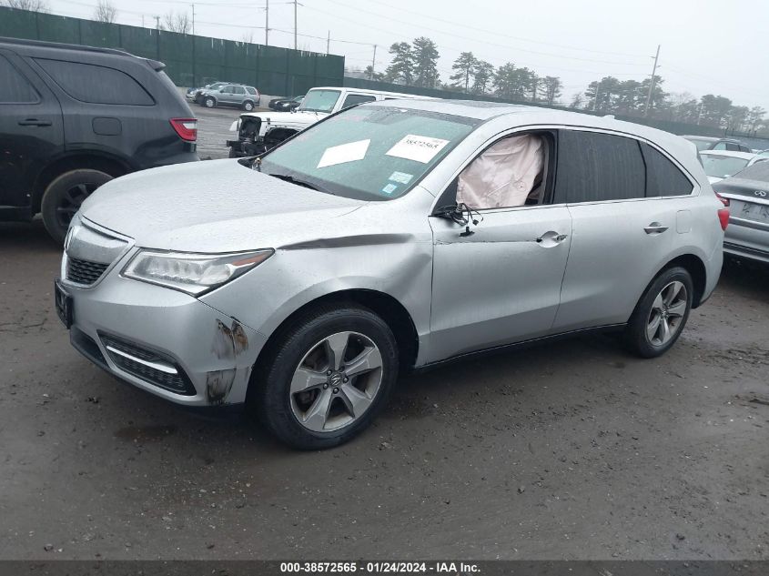 2014 ACURA MDX - 5FRYD4H24EB011367