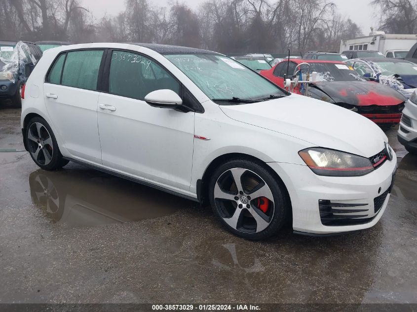 2015 VOLKSWAGEN GOLF GTI 2.0T SE 4-DOOR - 3VW4T7AU4FM012108