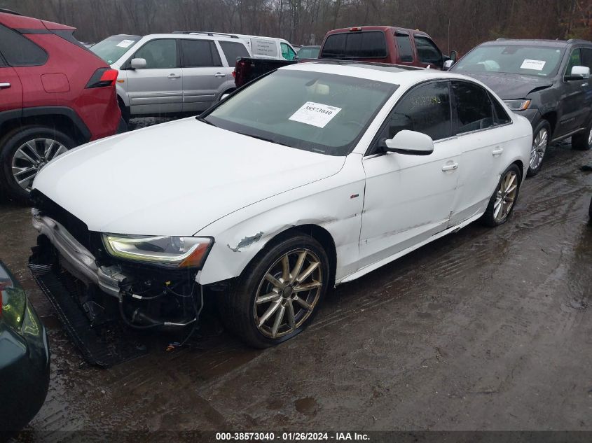 2014 AUDI A4 2.0T PREMIUM - WAUFFAFL6EN017487