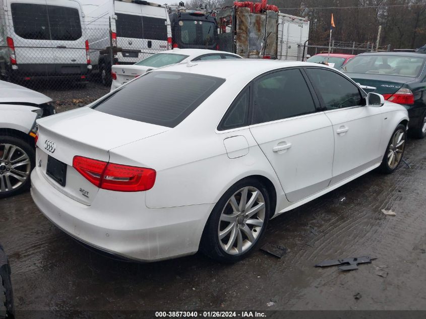 2014 AUDI A4 2.0T PREMIUM - WAUFFAFL6EN017487