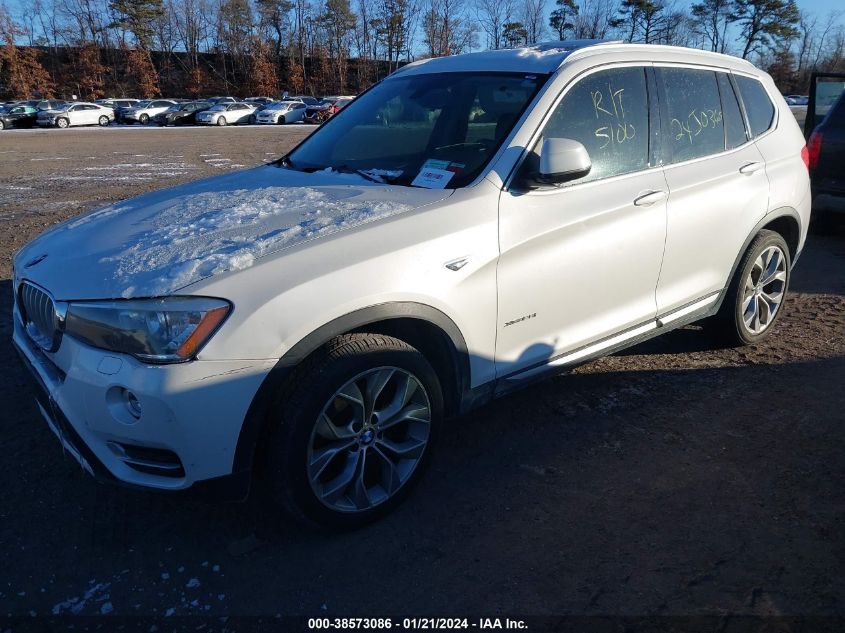 2016 BMW X3 XDRIVE28I - 5UXWX9C53G0D67634