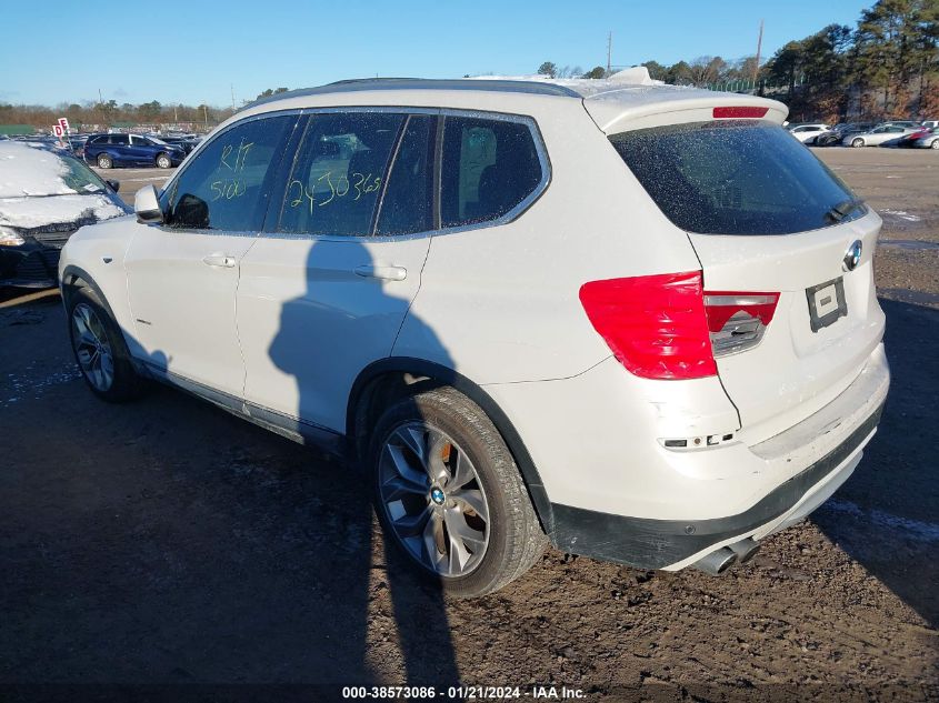 2016 BMW X3 XDRIVE28I - 5UXWX9C53G0D67634