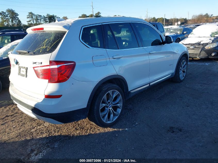 2016 BMW X3 XDRIVE28I - 5UXWX9C53G0D67634