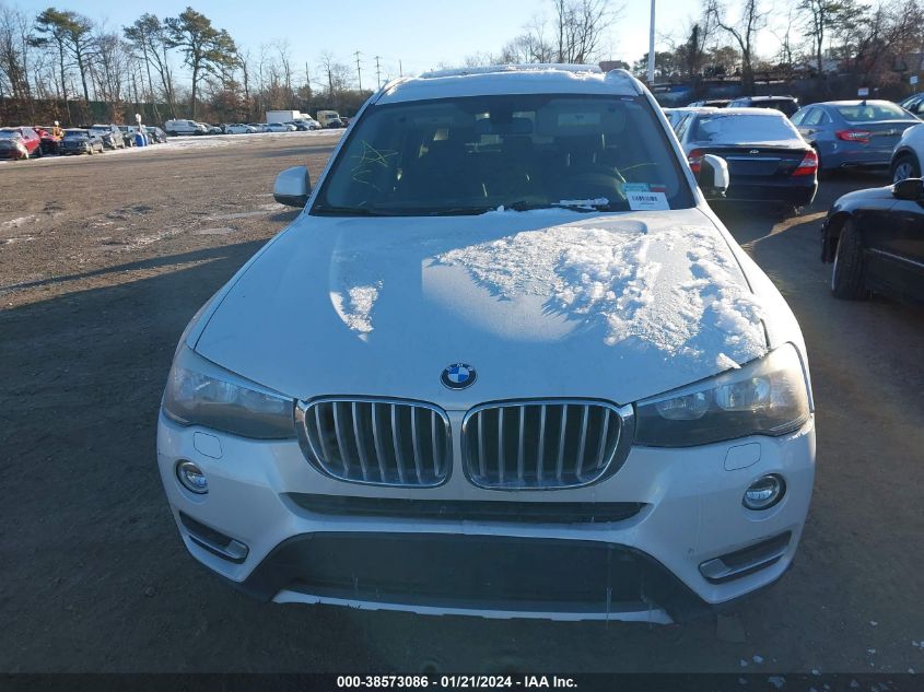 2016 BMW X3 XDRIVE28I - 5UXWX9C53G0D67634