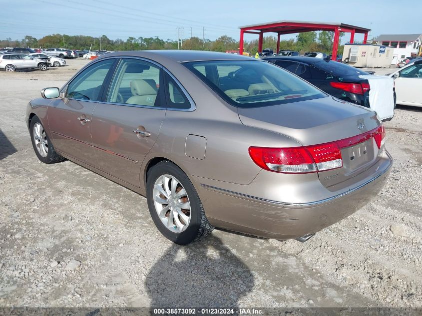 KMHFC46F17A162692 | 2007 HYUNDAI AZERA