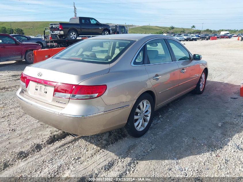 KMHFC46F17A162692 | 2007 HYUNDAI AZERA