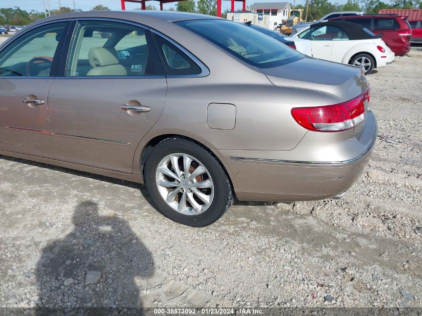 KMHFC46F17A162692 | 2007 HYUNDAI AZERA