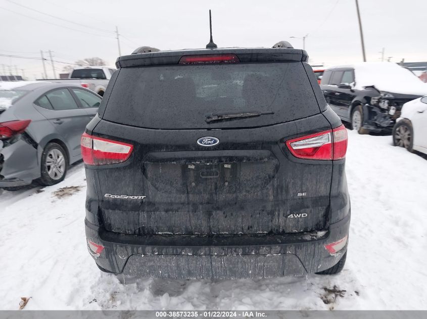 2022 FORD ECOSPORT SE - MAJ6S3GL6NC460300