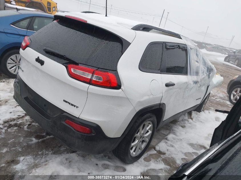 2016 JEEP CHEROKEE SPORT - 1C4PJMAB5GW109032
