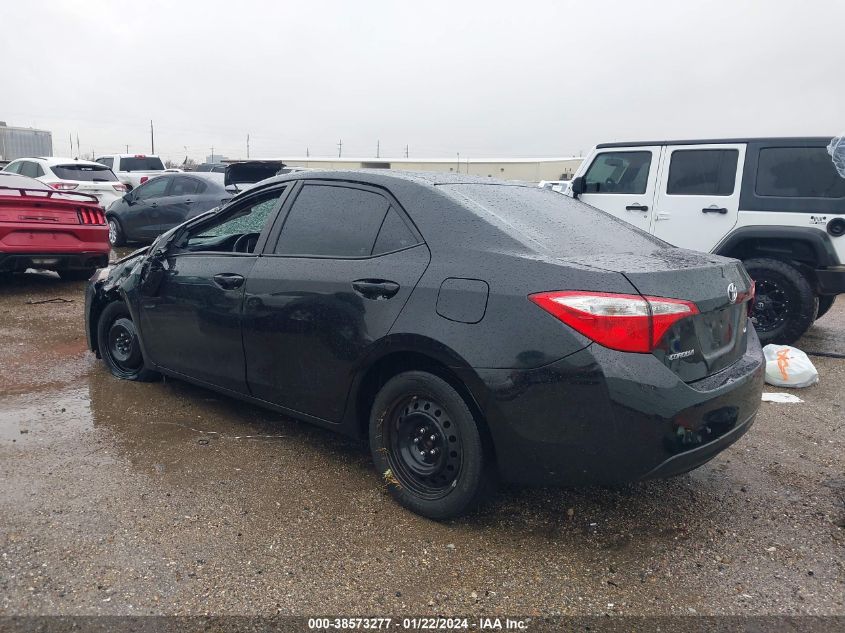 2015 TOYOTA COROLLA LE - 5YFBURHE5FP303842