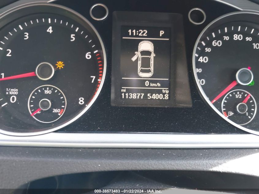 2013 VOLKSWAGEN CC 2.0T R-LINE - WVWBP7AN6DE571542