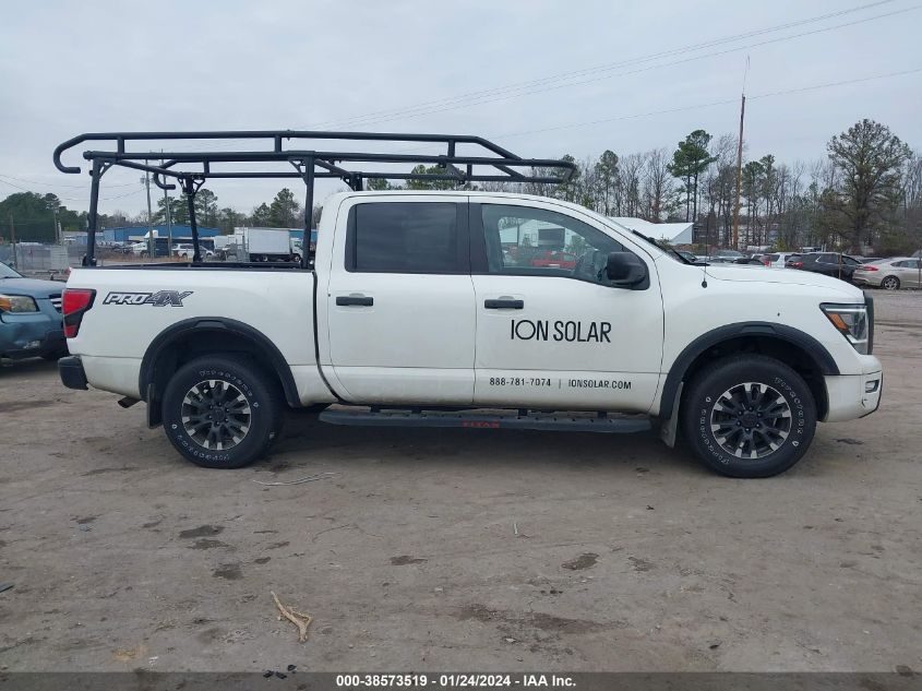 2021 NISSAN TITAN PRO-4X 4X4 - 1N6AA1EDXMN535491