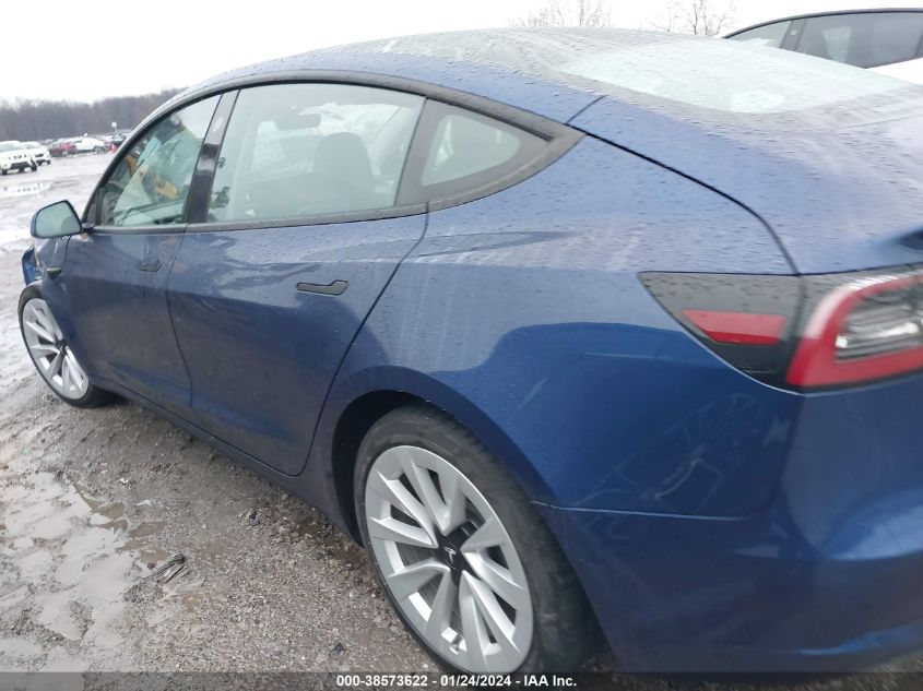 2022 TESLA MODEL 3 LONG RANGE DUAL MOTOR ALL-WHEEL DRIVE - 5YJ3E1EB5NF204297