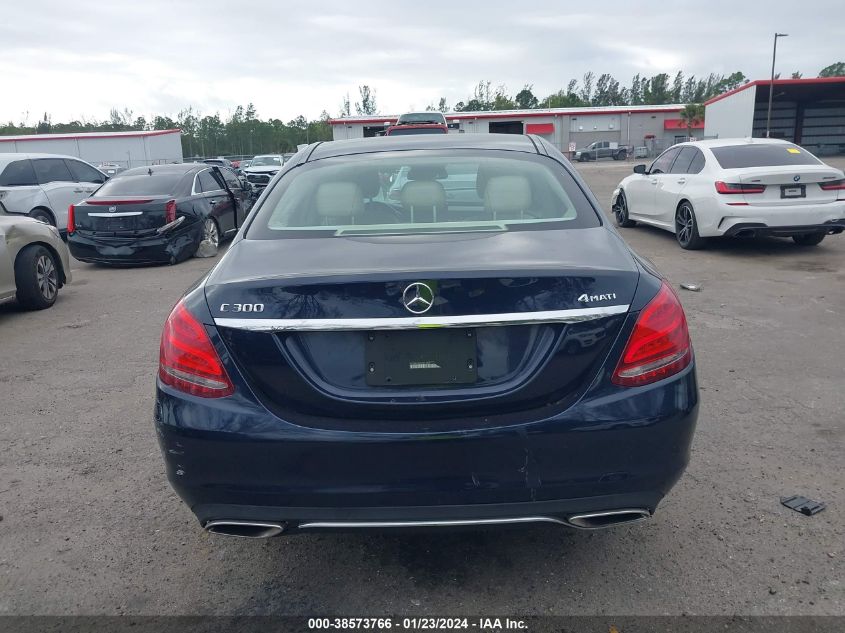 2015 MERCEDES-BENZ C 300 4MATIC/LUXURY 4MATIC/SPORT 4MATIC - 55SWF4KB7FU017028