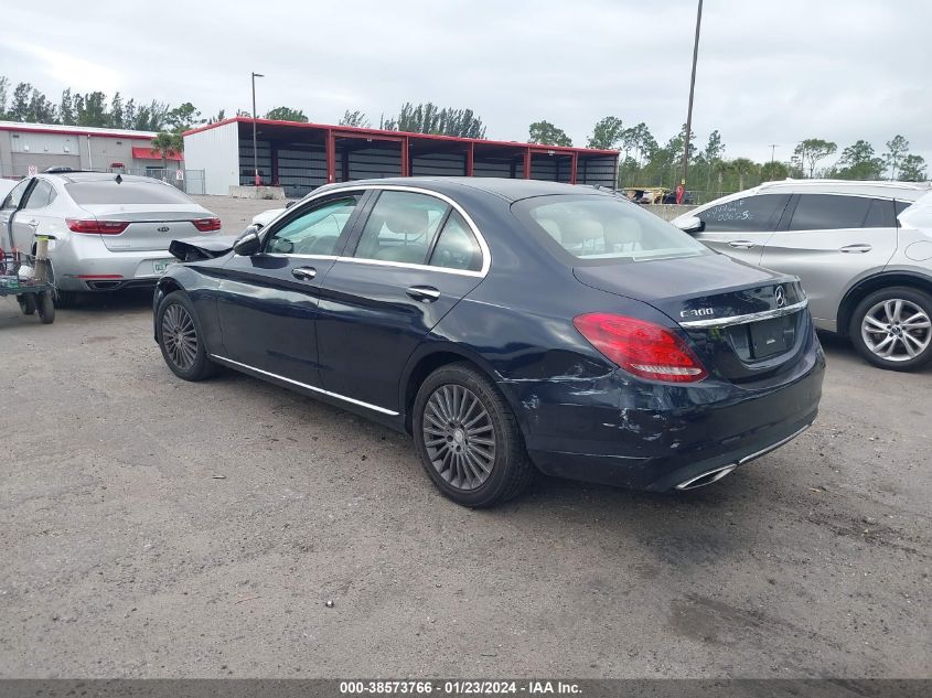 2015 MERCEDES-BENZ C 300 4MATIC/LUXURY 4MATIC/SPORT 4MATIC - 55SWF4KB7FU017028