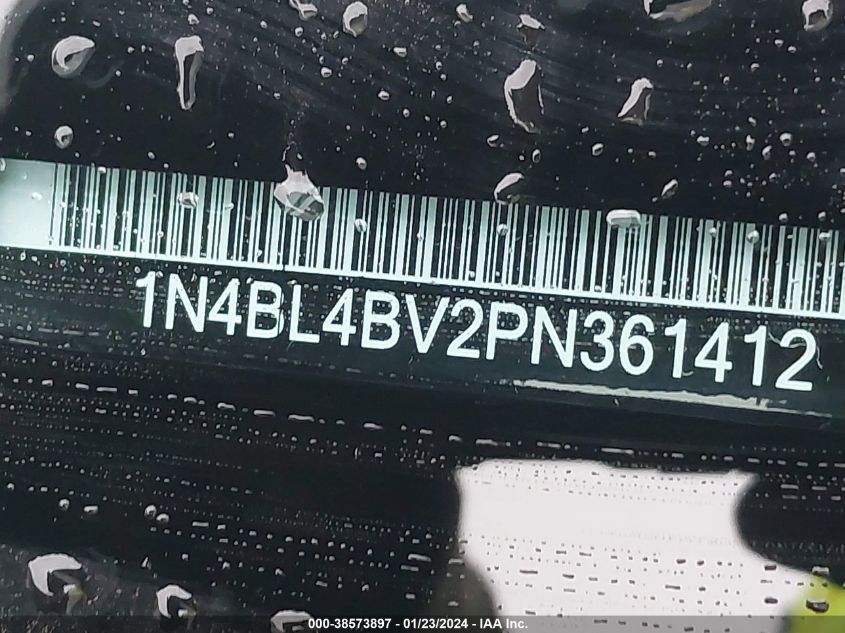 2023 NISSAN ALTIMA S FWD - 1N4BL4BV2PN361412