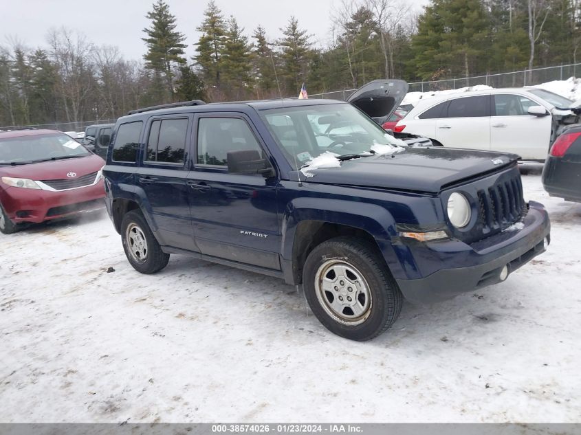 2014 JEEP PATRIOT SPORT - 1C4NJRBB0ED592442