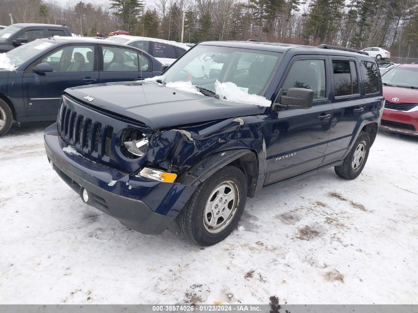 2014 JEEP PATRIOT SPORT - 1C4NJRBB0ED592442