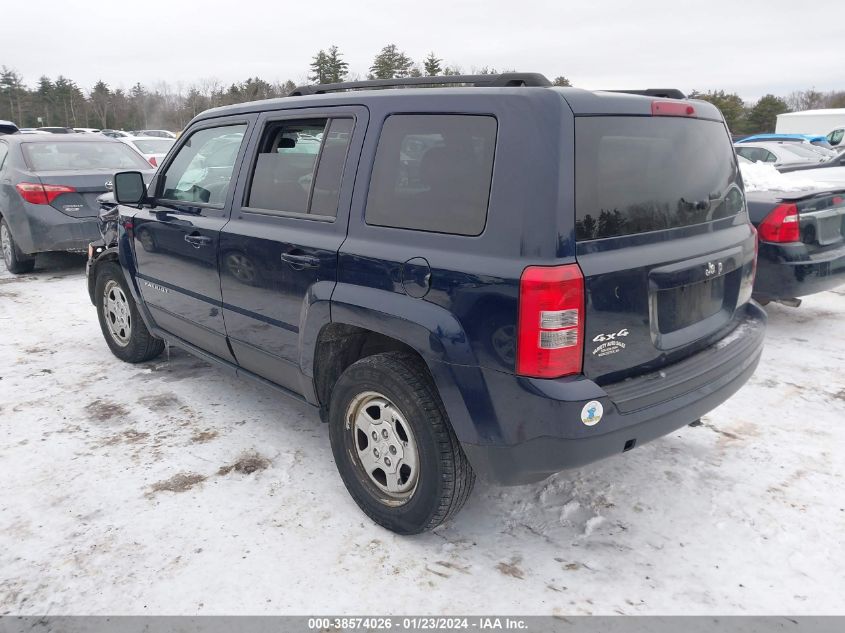 2014 JEEP PATRIOT SPORT - 1C4NJRBB0ED592442
