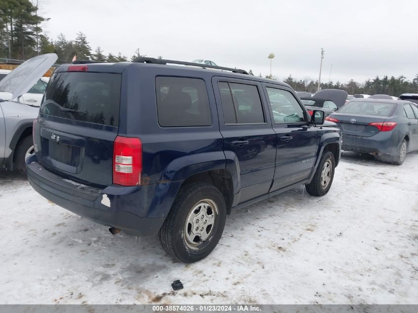 2014 JEEP PATRIOT SPORT - 1C4NJRBB0ED592442