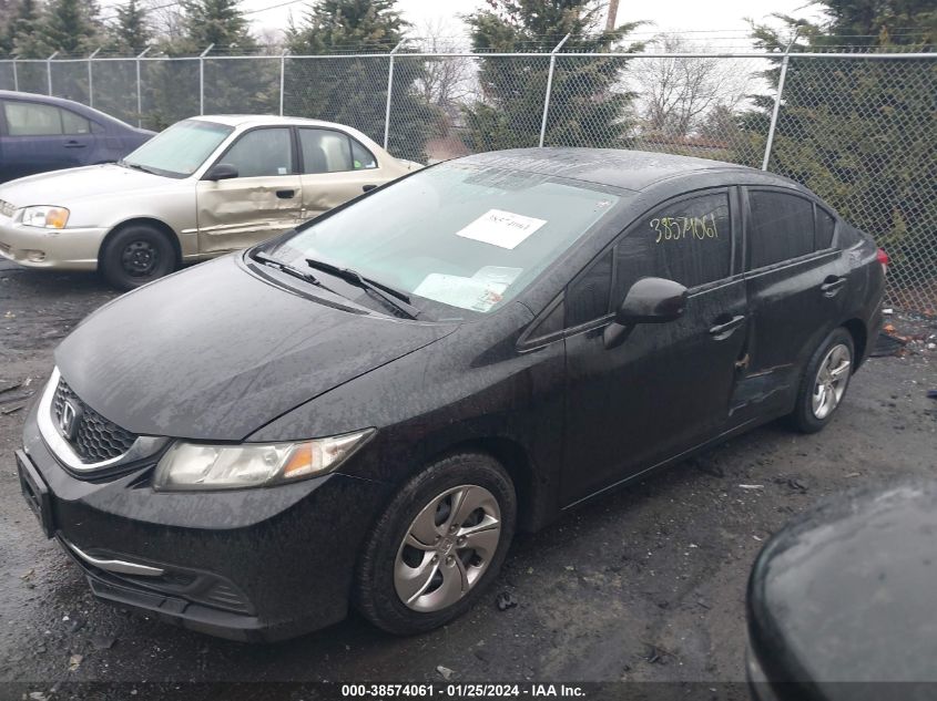 2013 HONDA CIVIC LX - 2HGFB2F52DH560866