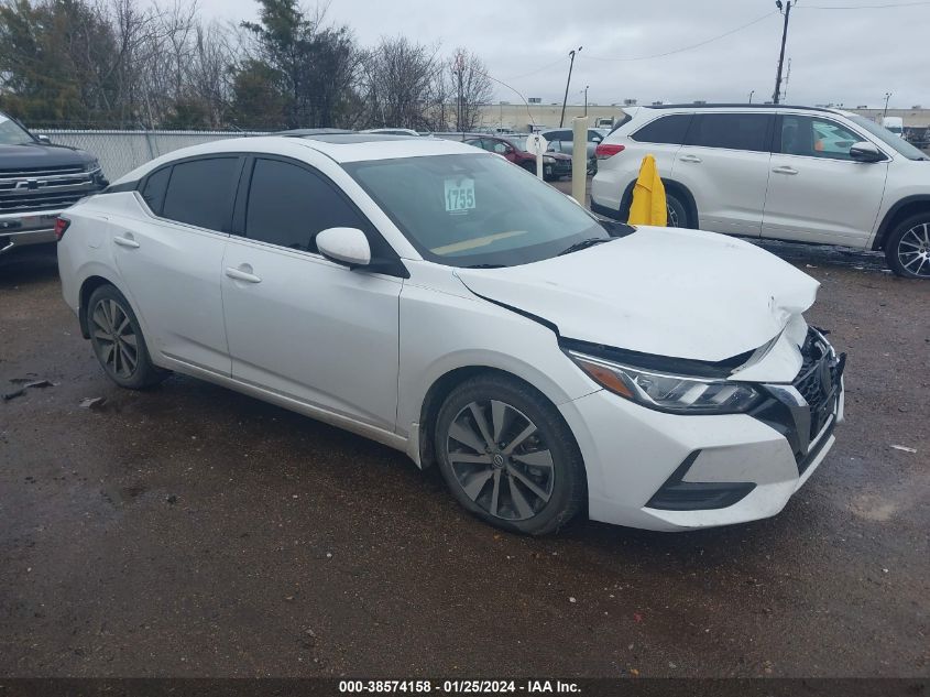 Lot #2538097206 2021 NISSAN SENTRA SV XTRONIC CVT salvage car