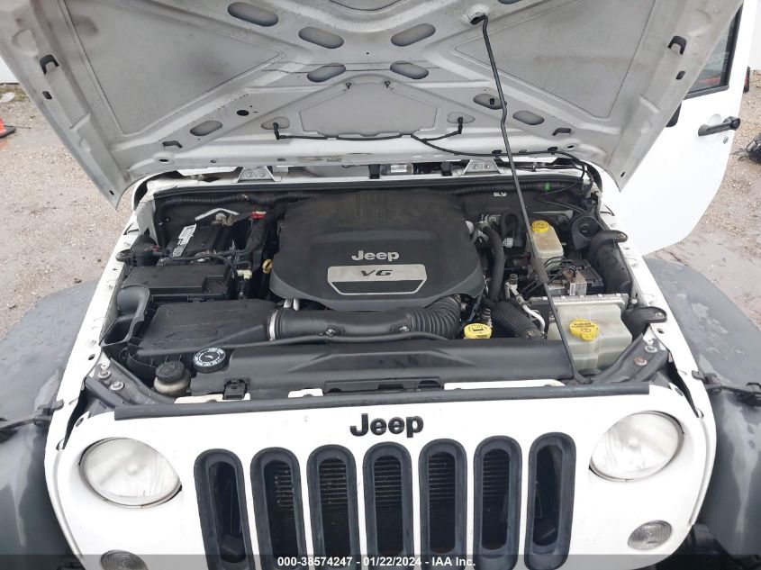 2014 JEEP WRANGLER UNLIMITED SPORT - 1C4BJWDG6EL289245