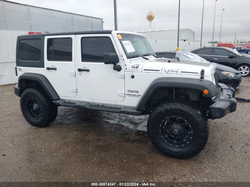 2014 JEEP WRANGLER UNLIMITED SPORT - 1C4BJWDG6EL289245