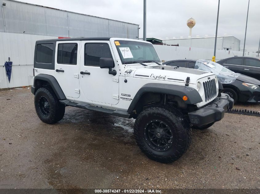 2014 JEEP WRANGLER UNLIMITED SPORT - 1C4BJWDG6EL289245