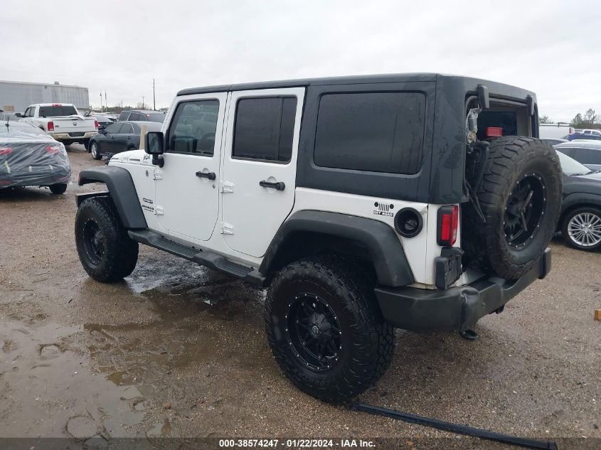 2014 JEEP WRANGLER UNLIMITED SPORT - 1C4BJWDG6EL289245