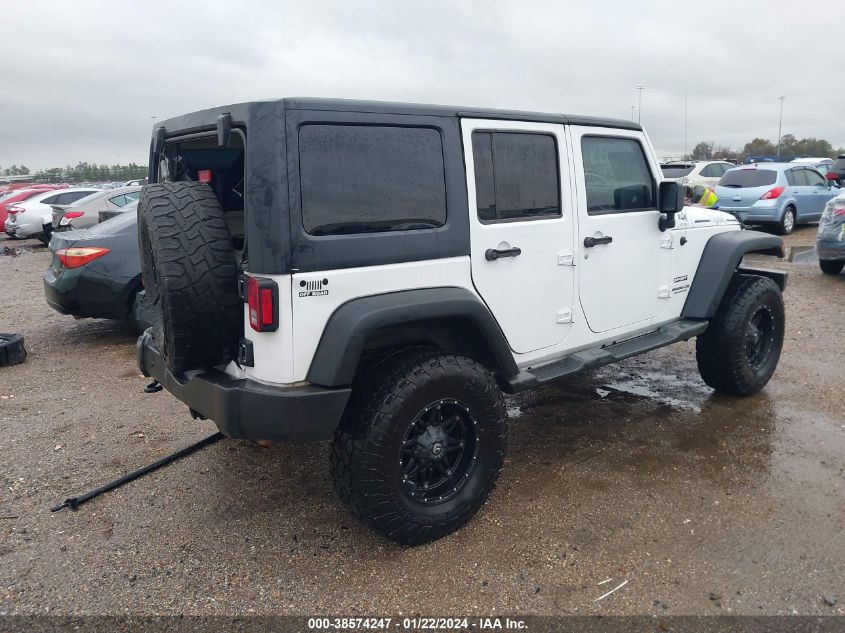 2014 JEEP WRANGLER UNLIMITED SPORT - 1C4BJWDG6EL289245