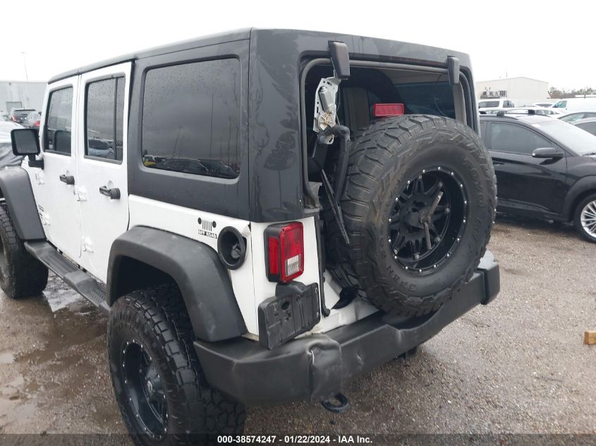 2014 JEEP WRANGLER UNLIMITED SPORT - 1C4BJWDG6EL289245