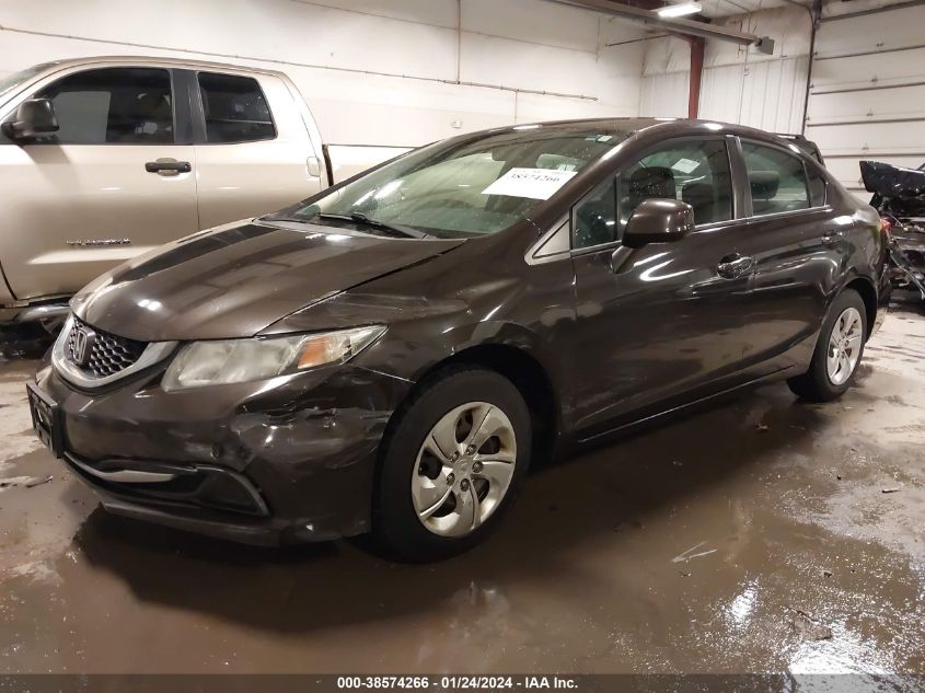 2013 HONDA CIVIC LX - 2HGFB2F57DH559924