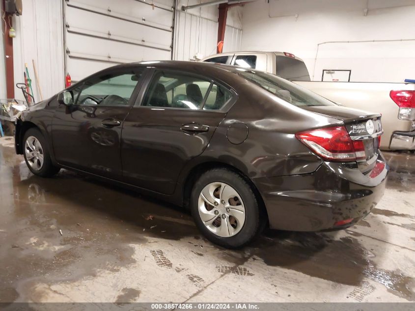 2013 HONDA CIVIC LX - 2HGFB2F57DH559924