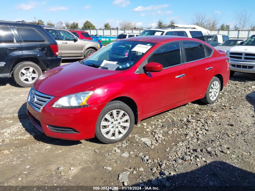 2014 NISSAN SENTRA S - 3N1AB7AP5EY275687