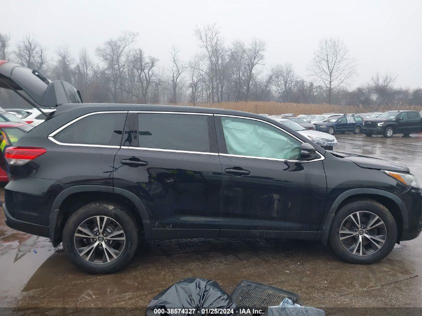 2019 TOYOTA HIGHLANDER LE/LE PLUS - 5TDBZRFH9KS723586