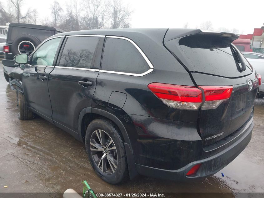 2019 TOYOTA HIGHLANDER LE/LE PLUS - 5TDBZRFH9KS723586