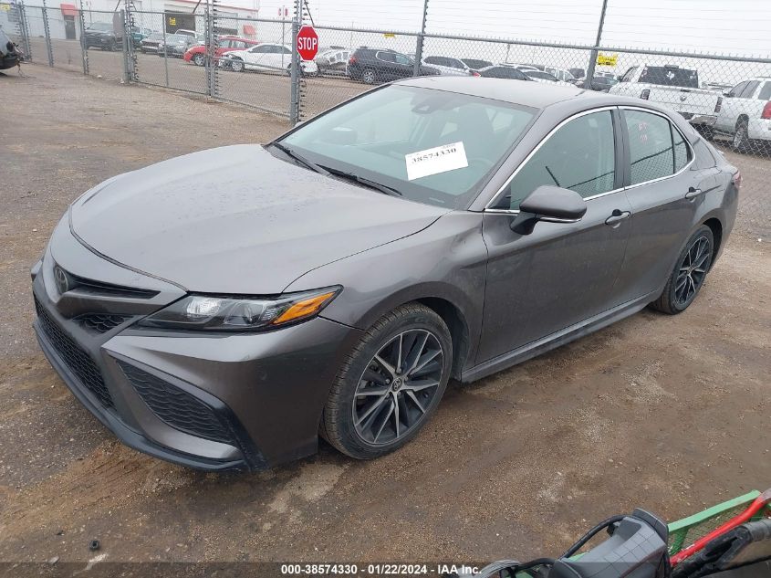 4T1G11AK4NU695306 | 2022 TOYOTA CAMRY