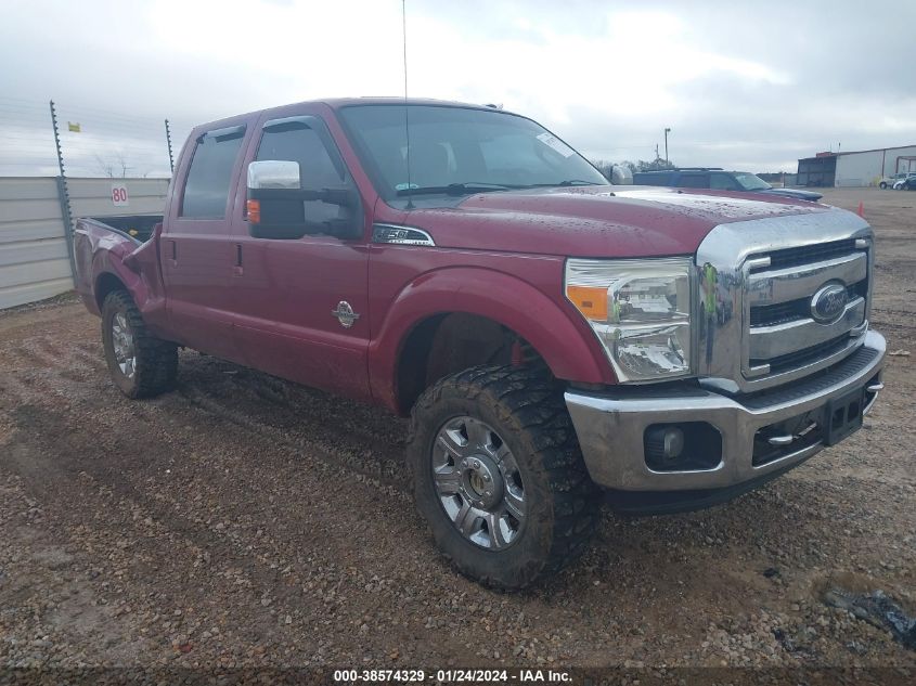 2013 FORD F-250 LARIAT - 1FT7W2BT2DEB02392
