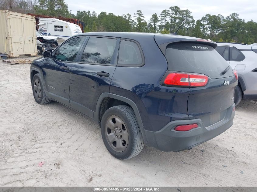 2015 JEEP CHEROKEE SPORT - 1C4PJLAB0FW701351