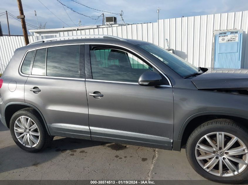 2013 VOLKSWAGEN TIGUAN SE - WVGAV7AX7DW544018